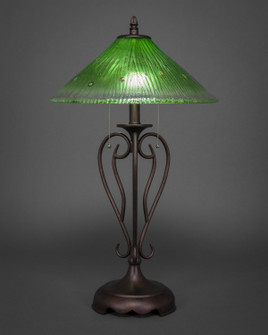 Olde Iron Two Light Table Lamp in Bronze (200|42-BRZ-717)