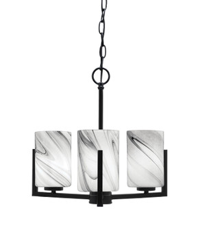 Atlas Three Light Chandelier in Matte Black (200|4503-MB-3009)