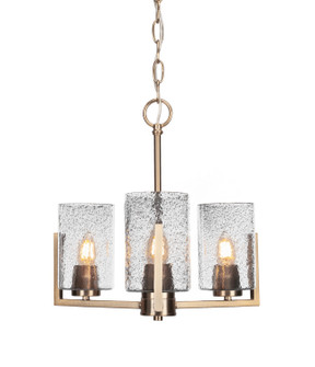 Atlas Three Light Chandelier in New Age Brass (200|4503-NAB-3002)