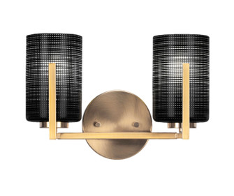 Atlas Two Light Bath Bar in New Age Brass (200|4512-NAB-4069)