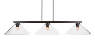 Atlas Three Light Island Pendant in Dark Granite (200|4523-DG-308)