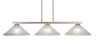 Atlas Three Light Island Pendant in Graphite (200|4523-GP-711)