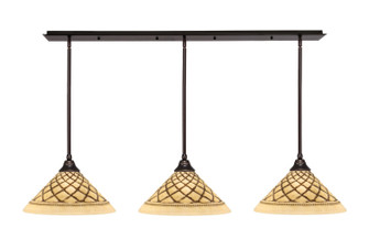Any Three Light Multi Light Pendant in Dark Granite (200|48-DG-718)
