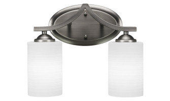 Zilo Two Light Bath Bar in Graphite (200|552-GP-4061)