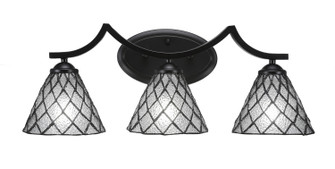 Zilo Three Light Bath Bar in Matte Black (200|553-MB-9185)