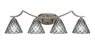 Zilo Four Light Bath Bar in Graphite (200|554-GP-9185)