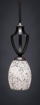Zilo One Light Mini Pendant in Dark Granite (200|561-DG-416)