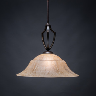 Zilo One Light Pendant in Dark Granite (200|562-DG-53818)