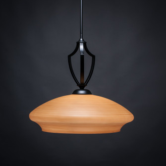 Zilo One Light Pendant in Matte Black (200|562-MB-686)