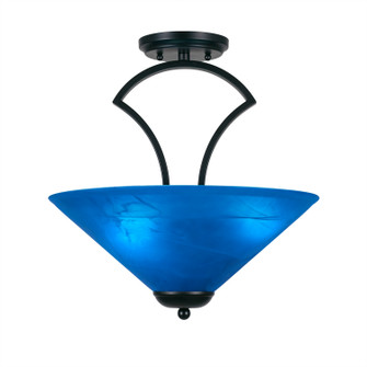 Zilo Three Light Semi-Flush Mount in Matte Black (200|565-MB-415)