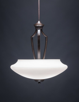 Zilo Three Light Bowl Pendant in Dark Granite (200|567-DG-687)