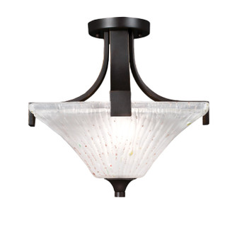 Apollo Two Light Semi-Flush Mount in Dark Granite (200|579-DG-641)