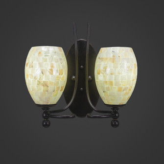 Capri Two Light Wall Sconce in Dark Granite (200|590-DG-406)