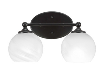 Capri Two Light Bath Bar in Matte Black (200|5912-MB-4101)