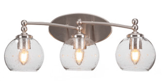 Capri Three Light Bathroom Lighting in Brushed Nickel (200|593-BN-4100)