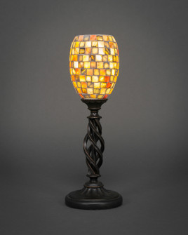 Eleganté One Light Mini Table Lamp in Dark Granite (200|61-DG-408)