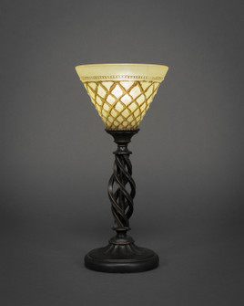 Eleganté One Light Mini Table Lamp in Dark Granite (200|61-DG-7185)