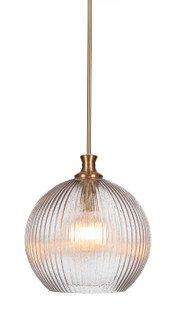 Carina One Light Pendant in New Age Brass (200|74-NAB-4678-LED45C)