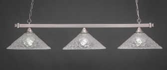 Square Three Light Bar in Brushed Nickel (200|803-BN-411)