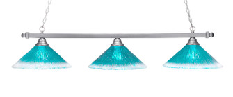 Square Three Light Bar in Brushed Nickel (200|803-BN-715)