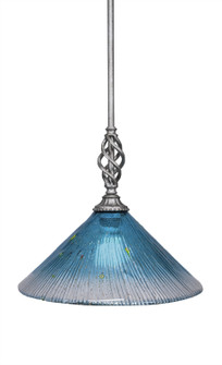 Eleganté One Light Mini Pendant in Aged Silver (200|80-AS-448)