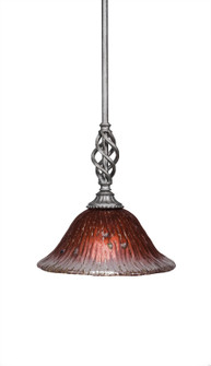 Eleganté One Light Mini Pendant in Aged Silver (200|80-AS-736)