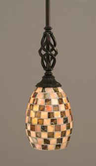Eleganté One Light Mini Pendant in Dark Granite (200|80-DG-408)
