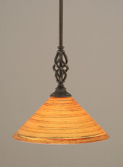 Eleganté One Light Mini Pendant in Dark Granite (200|80-DG-444)