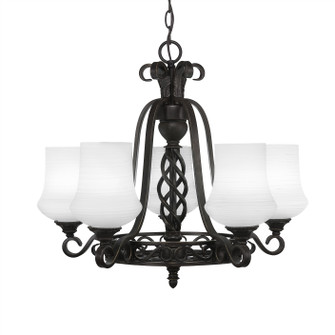 Elegante Five Light Chandeliers in Dark Granite (200|865-DG-681)