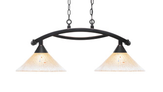Bow Two Light Island Pendant in Black Copper (200|872-BC-700)