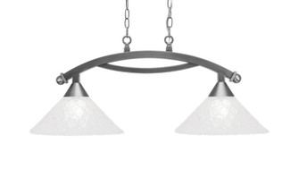 Bow Two Light Island Bar in Brushed Nickel (200|872-BN-441)
