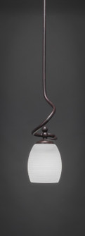 Capri One Light Mini Pendant in Dark Granite (200|901-DG-615)