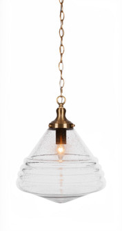 Juno One Light Pendant in New Age Brass (200|98-NAB-4730)