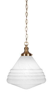 Juno One Light Pendant in New Age Brass (200|98-NAB-4731)