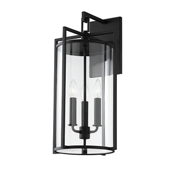 Percy Three Light Outdoor Wall Sconce in Texture Black (67|B1143-TBK)