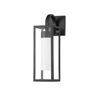 Pax One Light Outdoor Wall Sconce in Texture Black (67|B6911-TBK)