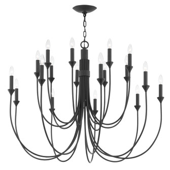 Cate 18 Light Chandelier in Forged Iron (67|F1018-FOR)