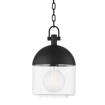 Zephyr One Light Outdoor Pendant in Textured Black (67|F4510-TBK)