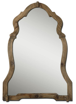 Agustin Mirror in Walnut Stained Wood w/Burnished (52|07632)