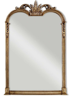 Jacqueline Mirror in Antiqued Silver Champagne (52|14018 P)