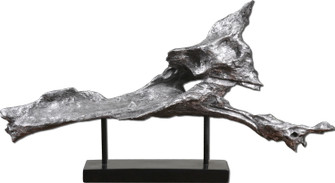 Cosma Sculpture in Silver w/Matte Black (52|19697)