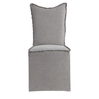 Narissa Armless Chairs, Set Of 2 in Gray Linen (52|23462-2)