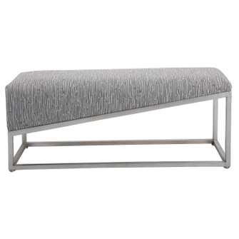 Uphill Climb Bench in Brushed Silver Leaf (52|23565)