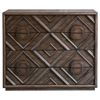 Mindra Drawer Chest in Naturally Distressed And Hand Rubbed To Expose Natural Undertones (52|25458)