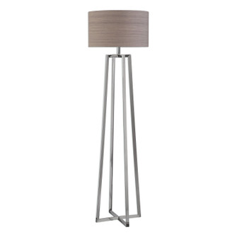 Keokee One Light Floor Lamp in Polished Stainless Steel (52|28111)