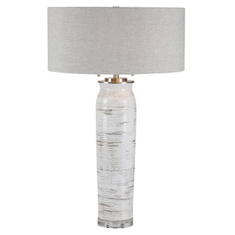 Lenta Two Light Table Lamp in Brushed Nickel (52|28275)