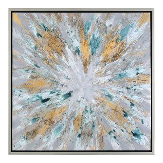 Exploding Star Wall Art in Silver Leaf (52|34361)