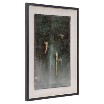 Rustic Patina Grande Abstract Art in Matte Black (52|35369)