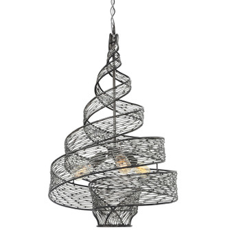 Flow Three Light Pendant in Steel (137|240P03SL)