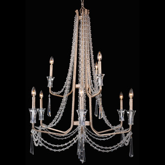 Barcelona Nine Light Chandelier in Transcend Silver (137|270C09TR)